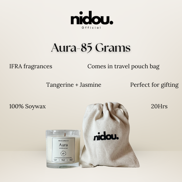 Aura-Tangerine & Jasmine Candle