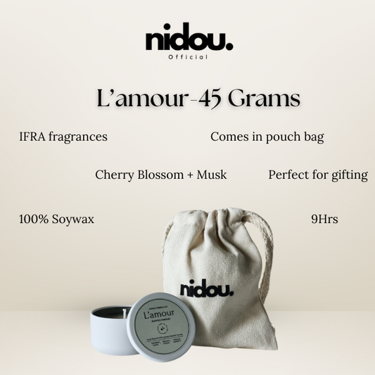 L'amour- Cherry Blossom Candle
