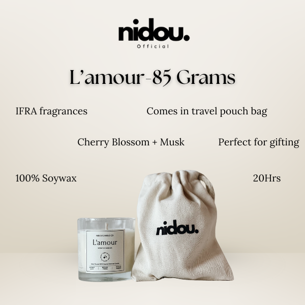 L'amour- Cherry Blossom Candle